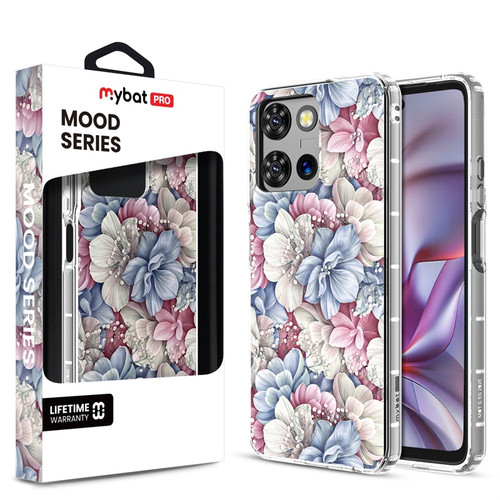 MyBat Pro Mood Series Case (with Diamonds) for Motorola Moto G 5G (2026) / Moto G Play (2026) / Moto G 5G (2025) - Floral Gems